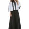 Rochie dama din panza topita Fluture Contrast