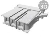 Conector Cablu-Placă Dynamic D-3200 3 Pin 5,08mm, TE Connectivity