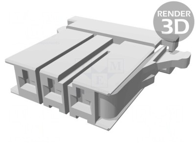 Conector Cablu-Placă Dynamic D-3200 3 Pin 5,08mm foto