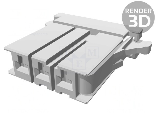 Conector Cablu-Placă Dynamic D-3200 3 Pin 5,08mm