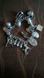 Bratara argint charm an 1900