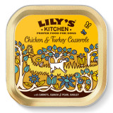 Lily&#039;s Kitchen Chicken and Turkey Casserole Tray, 150g