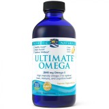 Nordic Naturals Ultimate Omega lichid 2840 mg aromă de lăm&acirc;ie 237 ml