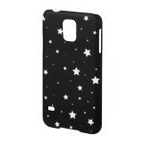 Carcasa Lumi Stars Samsung Galaxy S5 Hama, Negru/Alb, Plastic