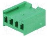 Conector pas semnal, 4 pini, pas pini 3.96mm, mama, TE Connectivity - 280591