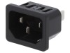 Conector Alimentare AC 10A 250V IEC 60320