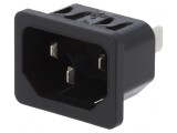 Conector Alimentare AC 10A 250V IEC 60320