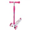 Trotineta Copii Unicorn Roz, Aluminiu, Lean&amp;Steer, Roti PU, Ghidon Reglabil, 50kg, 3+ Ani