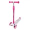 Trotinetă Aluminiu Lean&amp;Steer, Unicorn, Roz, Ghidon Reglabil, Roti PU, 50kg, 3+ Ani