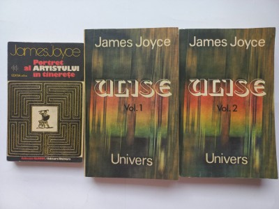 JAMES JOYCE - PORTRET AL ARTISTULUI IN TINERETE + ULISE, VOL. 1 + VOL. 2 foto