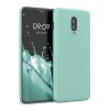 Husa Silicon Verde Kwmobile OnePlus 6T, Protectie Socuri, Slim