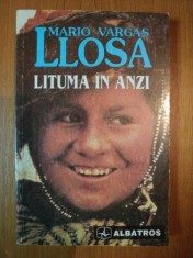 LITUMA IN ANZI de MARIO VARGAS LLOSA , 1997 * PREZINTA HALOURI DE APA foto