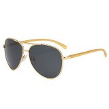 Ochelari de Soare, Barbati - Techsuit (2150) - Gold / Black Gray