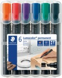 Set markere - Lumocolor permanent marker 350, 6 bucati | Staedtler