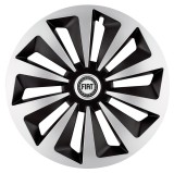 Cumpara ieftin Set 4 capace roti Fox Gri-Negru R17 pentru gama auto Fiat, Autohelix MSA