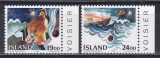 Islanda 1988 - Crăciun - Picturi - Pescari pe mare, MNH