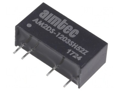 Convertor DC/DC 2W 12V la 3.3V 500mA foto