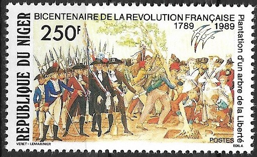 B1921 - Niger 1989 - Aniversari neuzat,perfecta stare