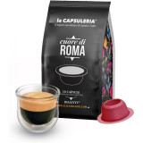 Cafea Cuore di Roma, 80 capsule compatibile Bialetti, La Capsuleria