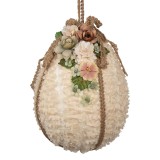 Cumpara ieftin Ou decorativ Paste suspendabil, textil multicolor &Oslash; 20x29 cm