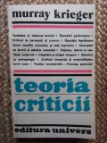 TEORIA CRITICII-MURRAY KRIEGER
