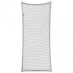 vidaXL Plasă de remorcă cu funie elastică, negru, 8x3,5 m, PP