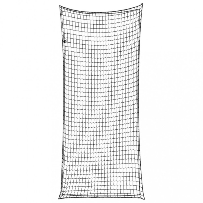 vidaXL Plasă de remorcă cu funie elastică, negru, 8x3,5 m, PP