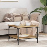 vidaXL Masă de cafea Stejar Artizanal 55 x 55 x 40 cm Lemn compozit 881900