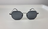 Ochelari de soare Octagon - Ochelari Negri, Rectangulara, Unisex, Protectie UV 100%