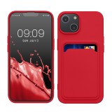 Husa Kwmobile pentru Apple iPhone 14, Rosu, Silicon, KWM000016OX008C, Carcasa