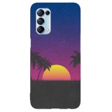 Husa compatibila cu Oppo A31 model Sunset, Silicon, TPU, Viceversa, Transparent, Carcasa