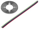 Cablu bandă TLWY 5x0,22mm&sup2; neecranat PVC