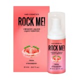 Gel Vibrator Nuei - Rock Me, pentru stimulare clitoris si excitare, aroma de capsuni, 20ml