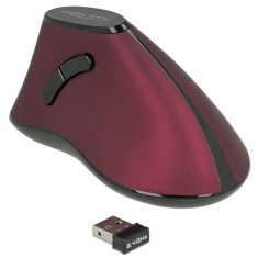 Mouse wireless ergonomic vertical optic, Delock 12528