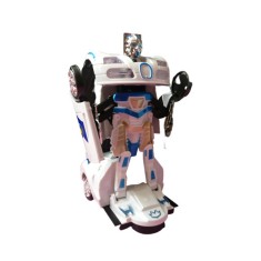 Masina transformer in robot 2 in 1, Canta si lumineaza, 2MX