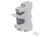 Releu Intermediar DPDT 120VAC pentru Șină DIN, ABB