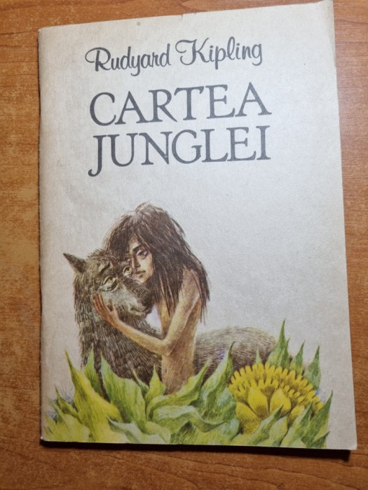 carte pentru copii - cartea junglei - rudyard kipling - din anul 1992