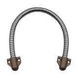 Cumpara ieftin Set legatura flexibila din inox, capete din plastic maro, 400 x 9 mm CSL-400-2B, Csaccess