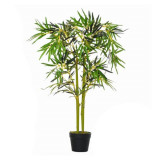 Planta bambus artificiala cu ghiveci, verde, 16x120 cm GartenVIP DiyLine, ART