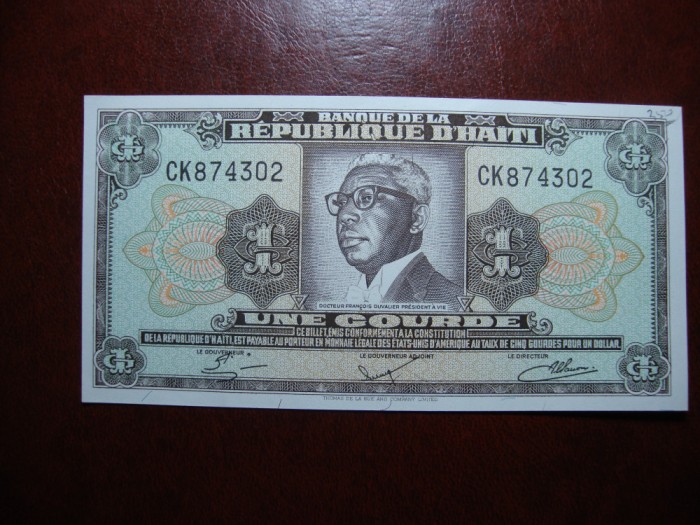 HAITI 1 GOURDE UNC-