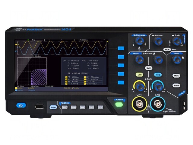 Osciloscop Digital 100MHz 2 Canale 7&quot; LCD TFT
