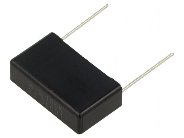 Condensator cu polipropilenă 1uF THT 31,5x18x9,5mm