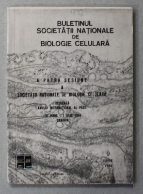 A PATRA SESIUNE ANUALA A SOCIETATII NATIONALE DE BIOLOGIE CELULARA , 30 IUNIE - 1 IULIE , CRAIOVA , 1986 foto