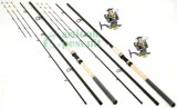 Set 2 Lansete Active Force Feeder Carbon 3.6m Cu 2 Glamour 7000 , 11 Rulmenti