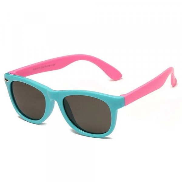 Ochelari De Soare Bebelusi Techsuit 8306-C32, Polarizati, Albastri Roz