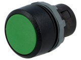 Comutator 22mm Verde cu Acționare prin Apăsare