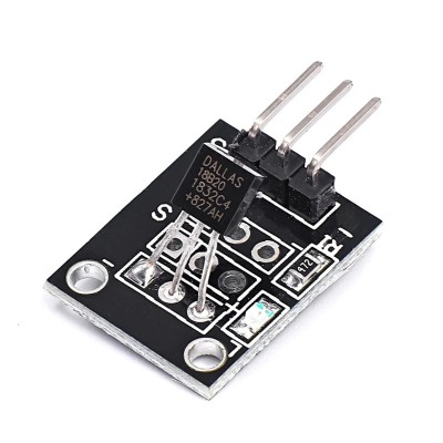 Modul senzor de temperatura KY-001 cu DS18B20 pentru Arduino foto