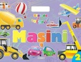 Cumpara ieftin Masini. Bloc de colorat cu abtibilduri/***