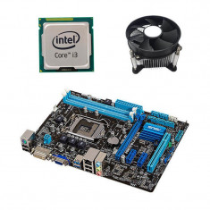 Kit Placa de Baza Refurbished ASUS P8B75-M LX PLUS, Intel i3-3220, Cooler foto