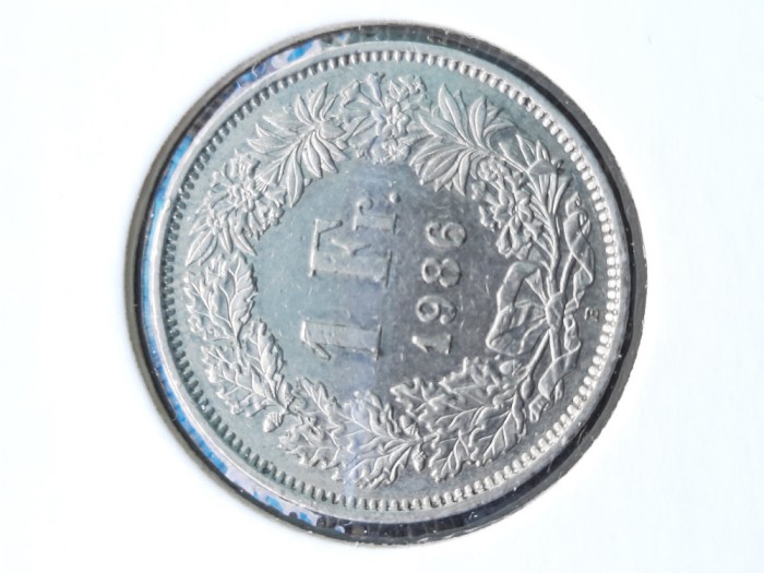 1 Franc 1986, Elvetia - G 4558